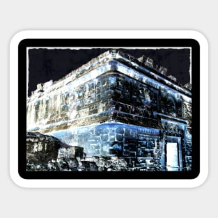 Mayan temple ruins Sticker